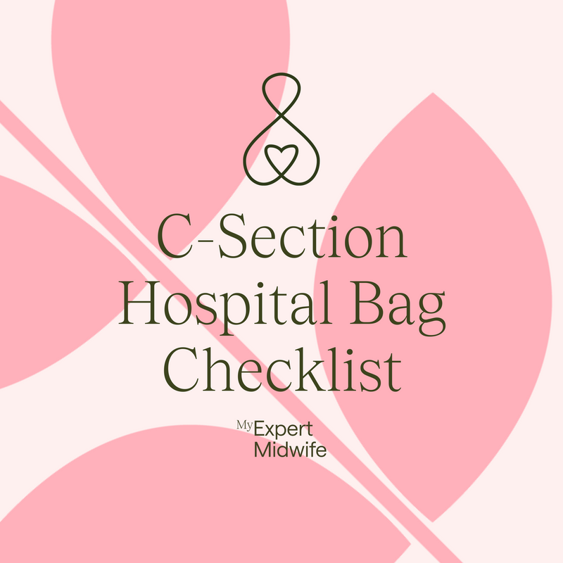  Download your FREE C-section hospital bag checklist 
