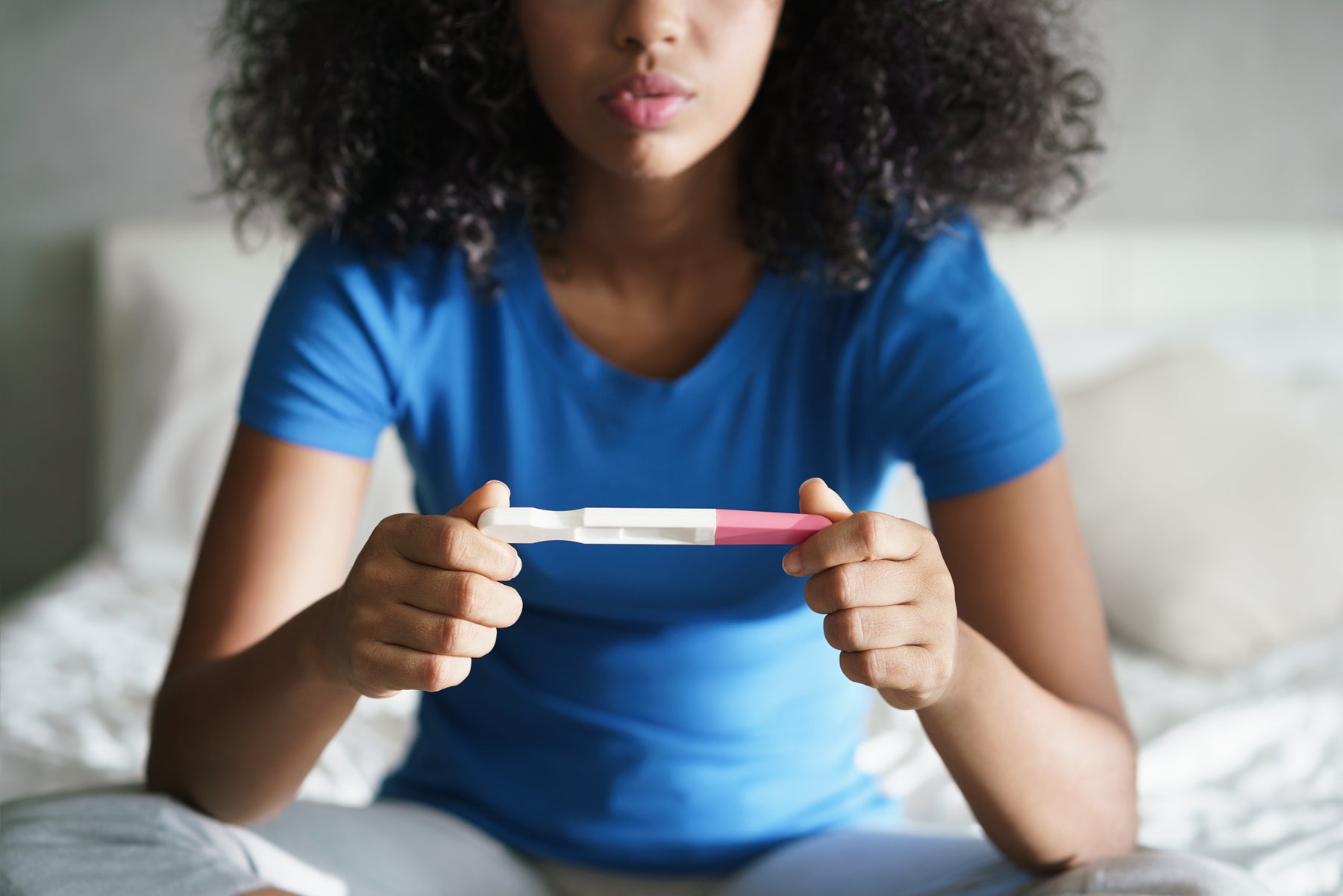 pregnancy test pregnant expecting new mum