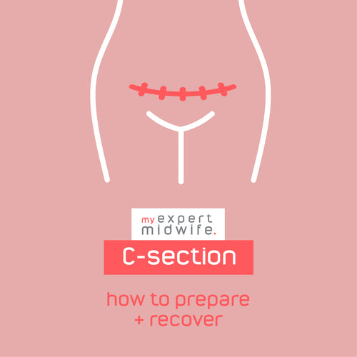 prepare + recovery from a C-section