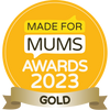 My Expert Midwife winning Made for Mums Awards 2023 Gold