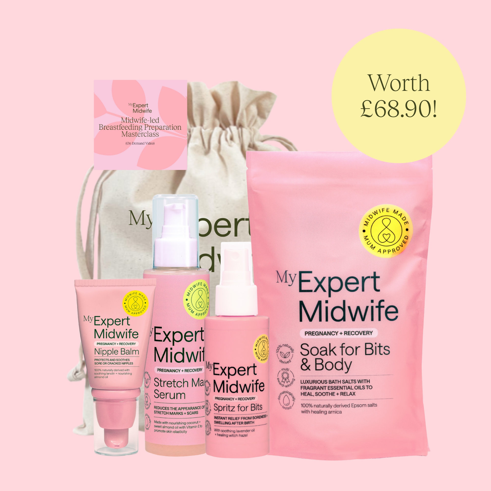  Postpartum Recovery Essentials Bundle 